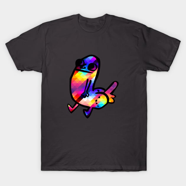 DickButt (Prismatic) T-Shirt by GsusChrist